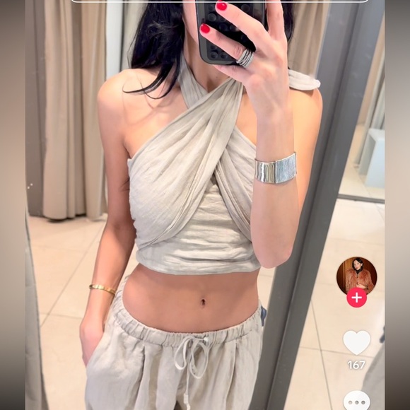 NWT ZARA 100% LINEN Halter Crop Top SIZE XS
🚨FIRM PRICE - Picture 10 of 15
